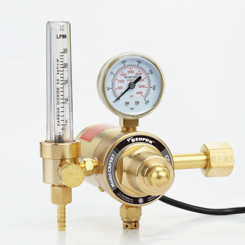 High Quality Brass CO2 Heater Regulator Flowmeter