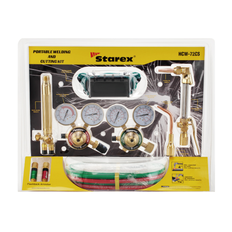 Harris Style Oxy-Acetylene Welding and Cutting Clamshell Kit