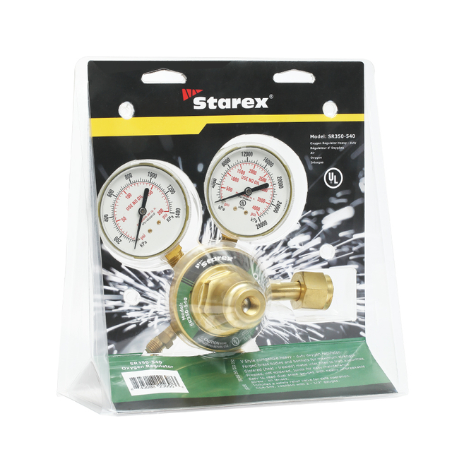 Heavy Duty V⁺ Star Oxygen and Acetylene Regulator 350