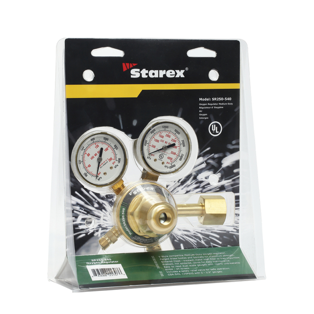 Heavy Duty V⁺ Star Oxygen and Acetylene Regulator 250