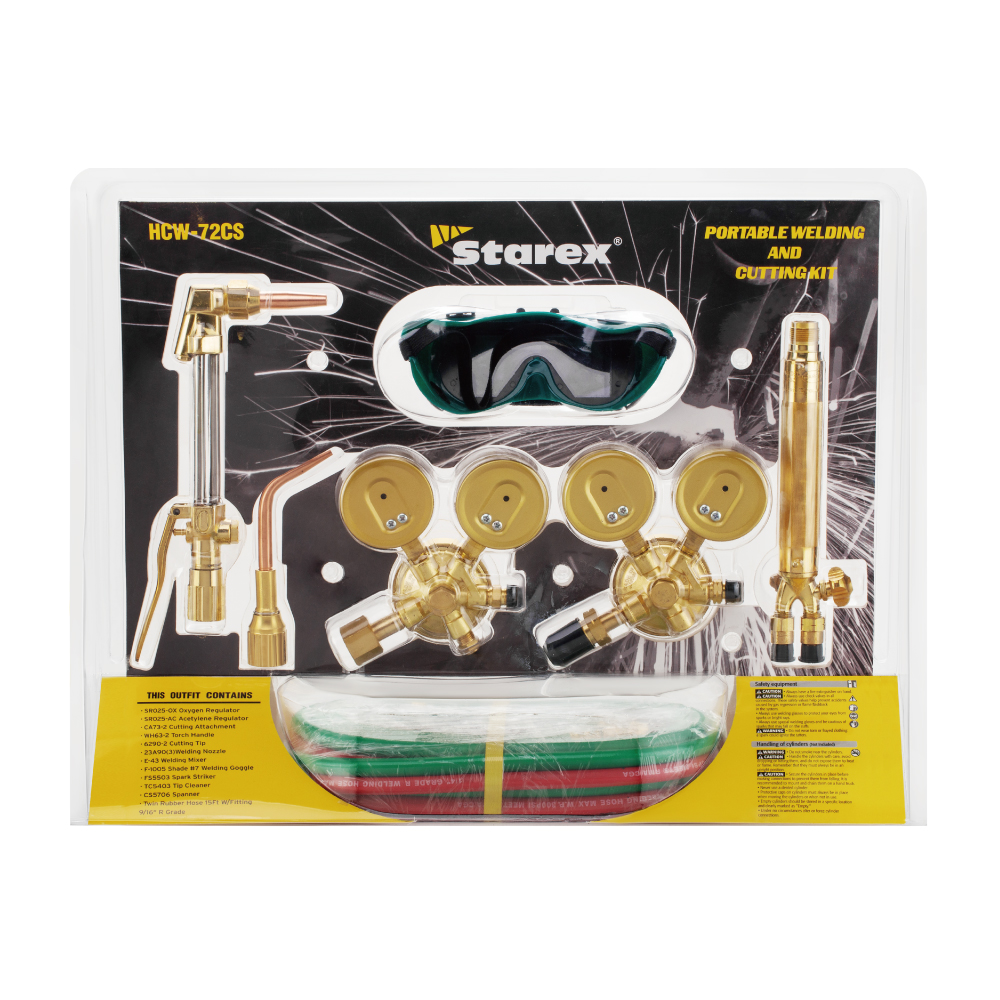 Harris Style Oxy-Acetylene Welding and Cutting Clamshell Kit