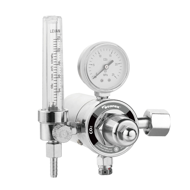 CO2 Heated Regulator Flowmeter 190W