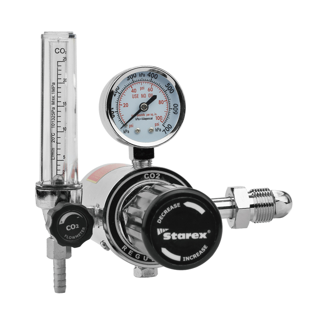 CO2 Heated Regulator Flowmeter 190W