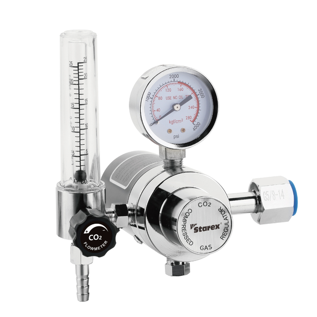 CO2 Heated Regulator Flowmeter 210W