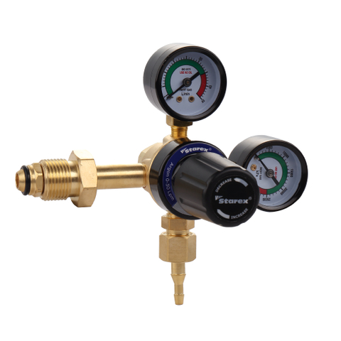 Premium Quality Dual Stage Regulator with Flow Gauges
