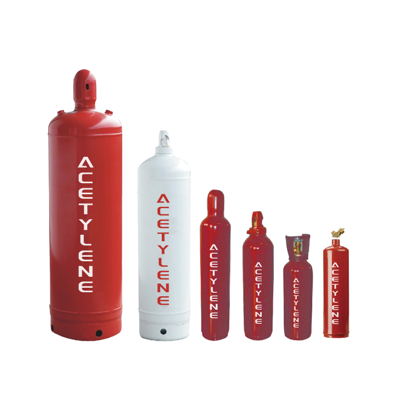 Refillable Seamless Steel Cylinder Acetylene