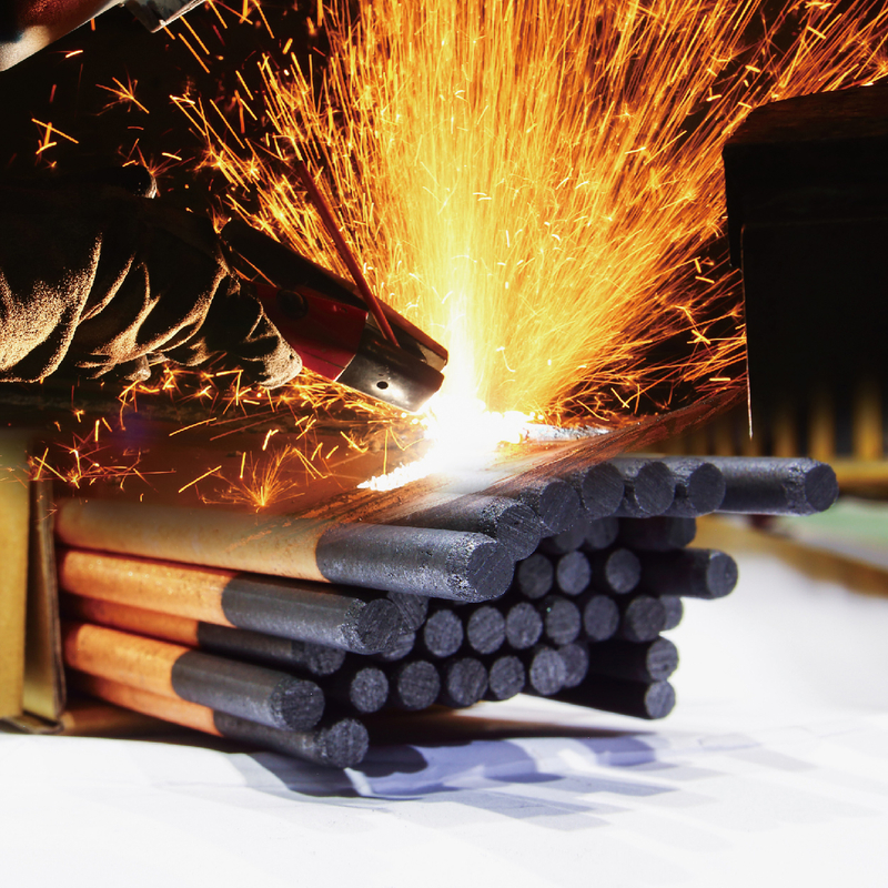 DC Copper coated pointed gouging Electrode