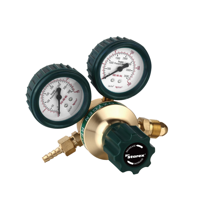 Medium Duty Oxygen Regulator with Aluminium Body