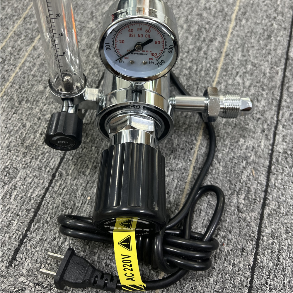 CO2 Heated Regulator Flowmeter 190W
