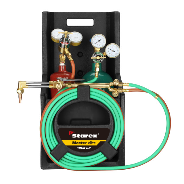 Master Elite Portable Oxygen Acetylene Cutting welding Torch Tank Kit
